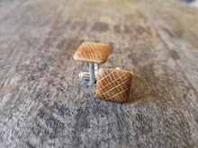 Load image into Gallery viewer, Irish Whiskey Barrel Wooden Cufflinks