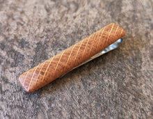 Load image into Gallery viewer, Irish Whiskey Barrel Wooden Tie Clip
