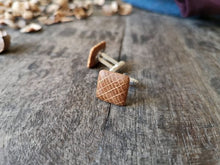 Load image into Gallery viewer, Irish Whiskey Barrel Wooden Cufflinks