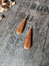 Load image into Gallery viewer, Irish Whiskey Barrel Tear Drop Earrings