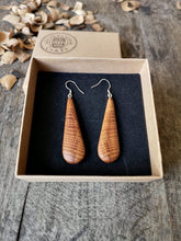 Load image into Gallery viewer, Irish Whiskey Barrel Tear Drop Earrings