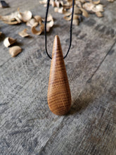 Load image into Gallery viewer, Necklace and Earrings Set Irish Whiskey Barrel Teardrop Pendant