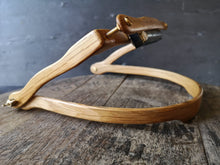 Load image into Gallery viewer, Irish Whiskey Barrel Wooden Harmonica Holder