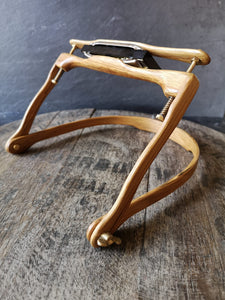 Irish Whiskey Barrel Wooden Harmonica Holder