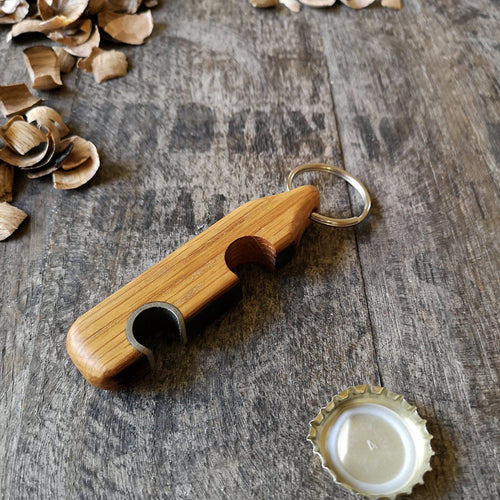 Phone Stand Bottle Opener from Whiskey Woodcraft